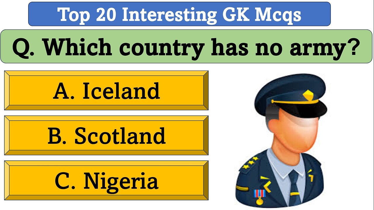 20 Interesting GK || Most 20 Interesting GK Questions| Important 20 GK Questions And Answers