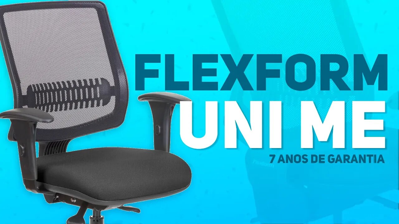Cadeira Flexform Uni Me | 7 Anos de Garantia e Boa Durabilidade