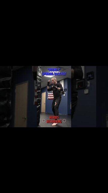 Heroes Training Center | Kickboxing & MMA "How To Throw A Round 2 & Spinning Back Fist" | #Shorts