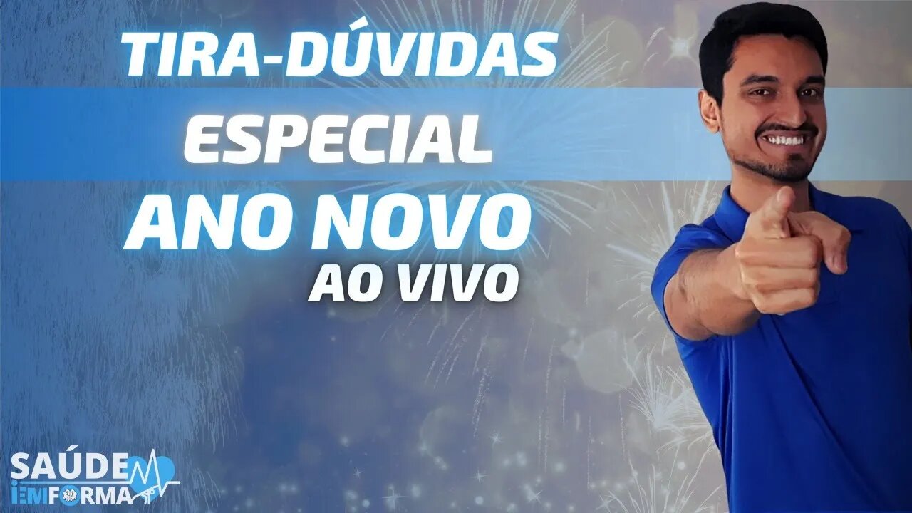 Tira-Dúvidas ao vivo Especial Ano Novo🎙Tire sua Dúvida sobre Saúde, Treino, Algum vídeo...