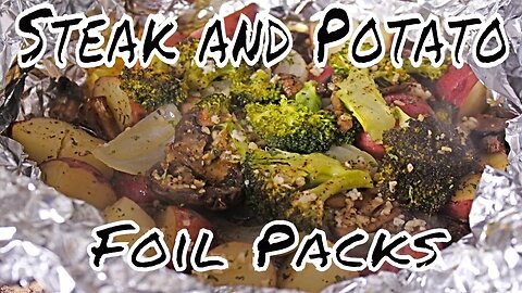 Steak and Potato Foil Packs ( Air Fryer )