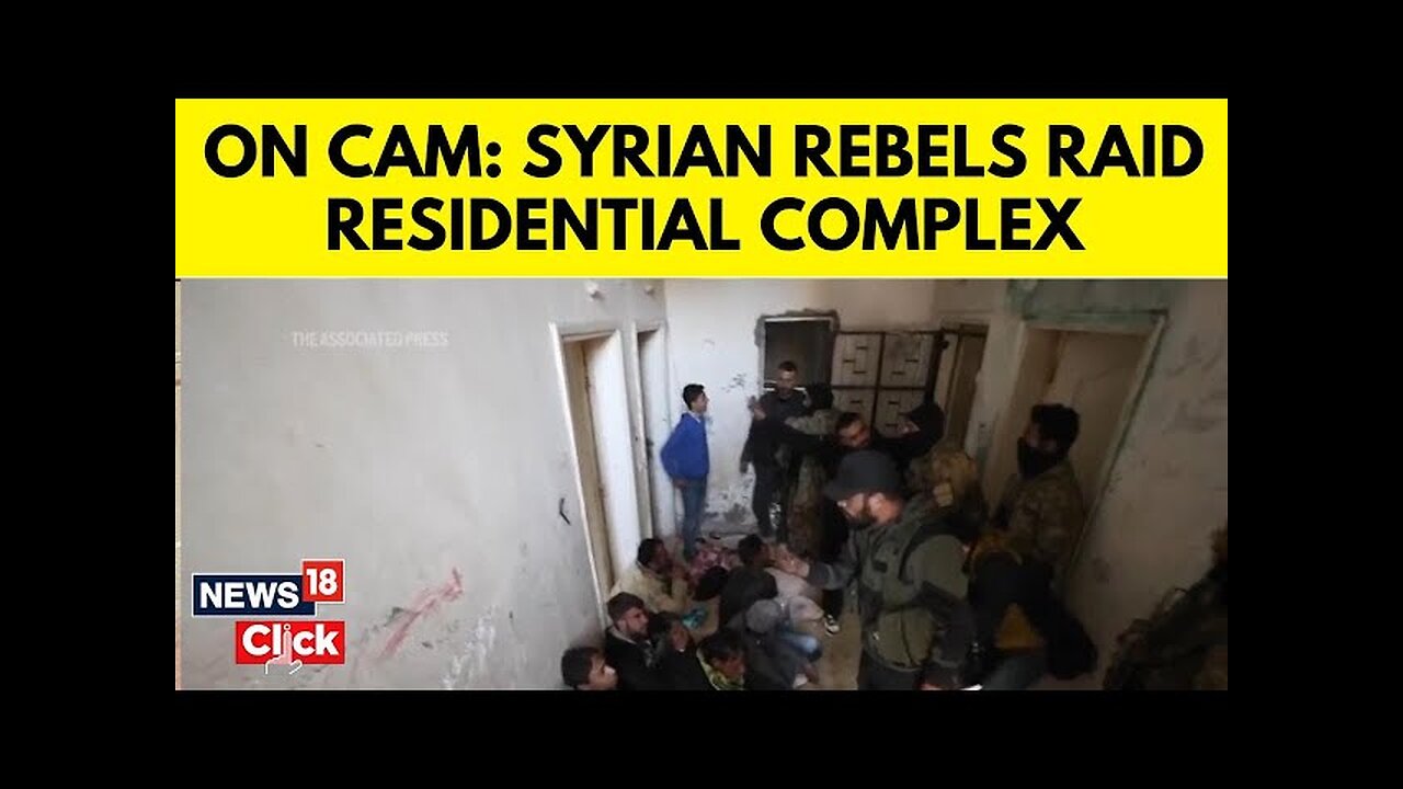 Syrian Rebels Raid Residential Complex Outside Damascus To Stop Looters | Syria War | N18G