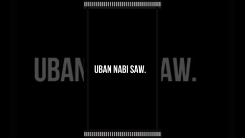 Uban Nabi saw