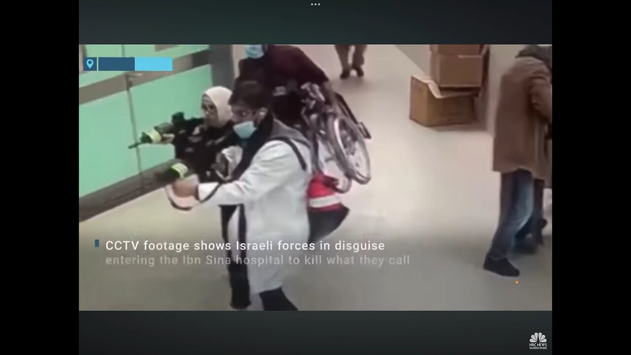 Israeli Commandos disguised inside a West Bank hospital