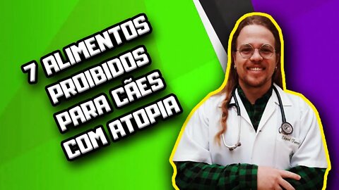 7 alimentos PROIBIDOS na alimentação de Cães com alergia ou atopia! #shorts