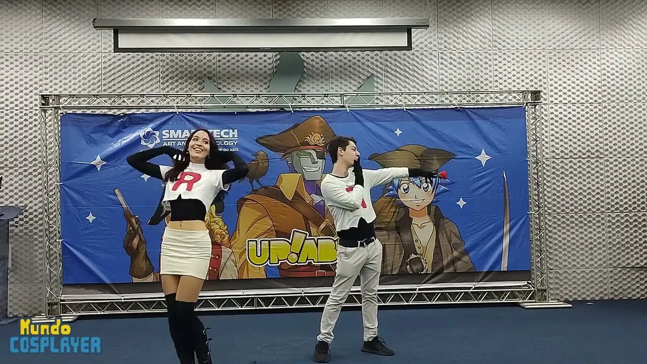 Apresentação Cosplay de Equipe Rocket do anime Pokémon no Sábado de Up!ABC (2022)