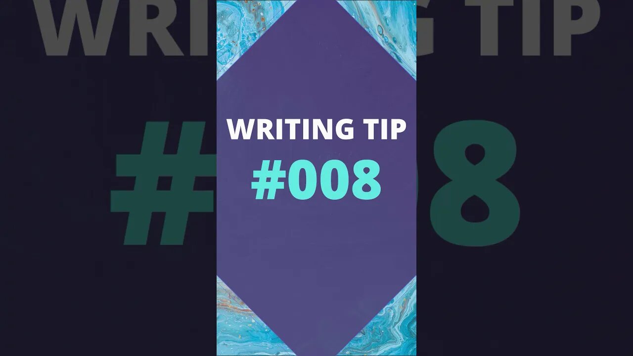 Writing Tip 008 - Unique Characters #shorts #writingtips