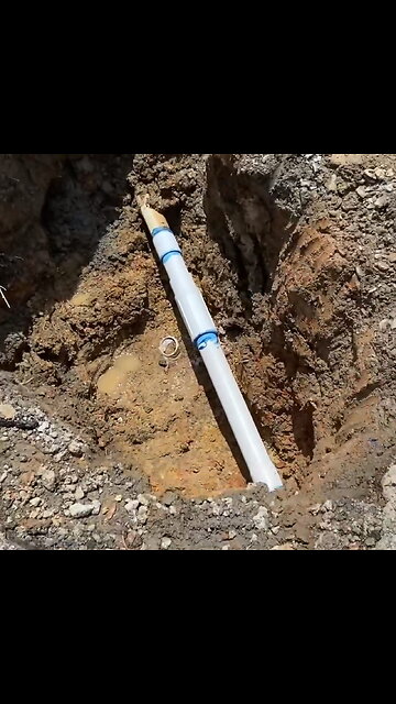 Expansion repair coupling on 3 inch waterline.