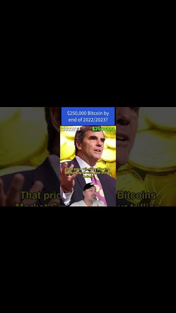 Billionaire Predicts $250,000 Bitcoin Price 😮 #bitcoin