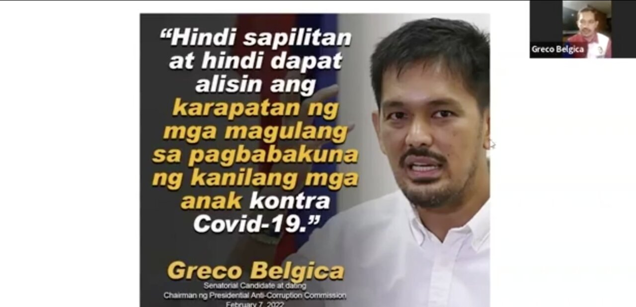 Greco Belgica on Mandatory Vaccination | CDC Huddle Feb.12,2022