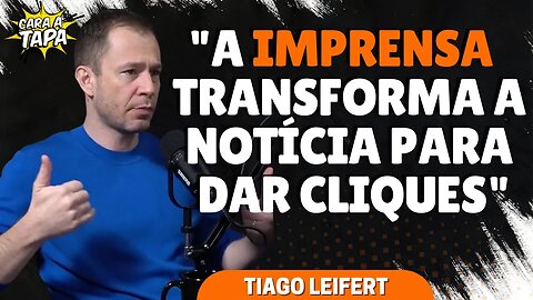 TIAGO LEIFERT NÃO SE CONFORMA COM IMPRENSA NOTICIANDO FATOS A PARTIR DE OPINIÕES DE INTERNAUTAS