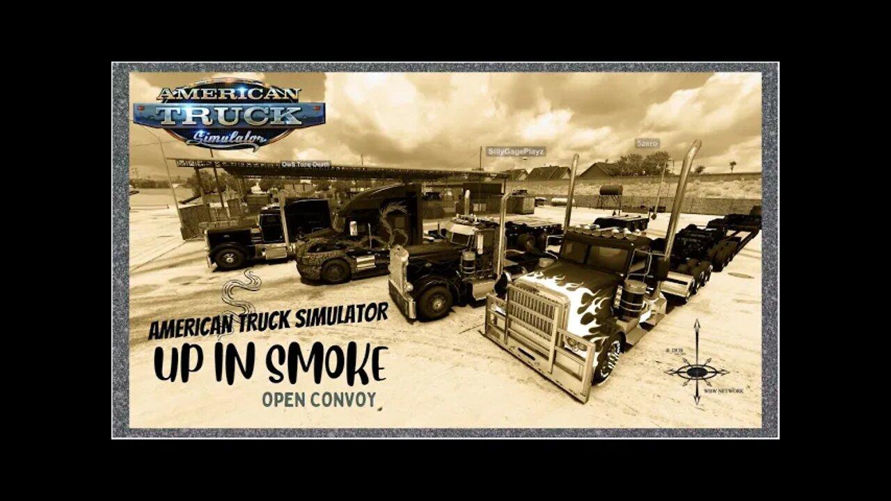 ATS - "UP IN SMOKE" OPEN CONVOY - AMERICAN TRUCK SIMULATOR