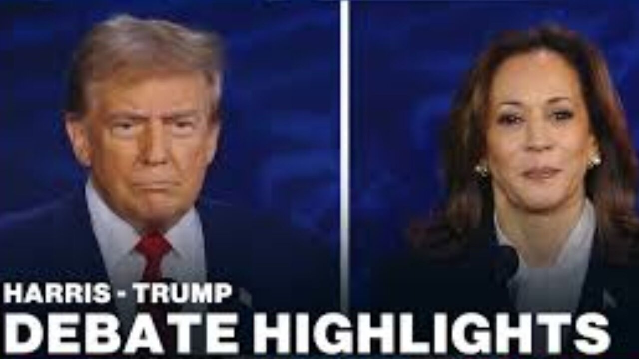 US PRESIDENTIAL DEBATE 2024 : Donald Trump Vs Kamala Harris