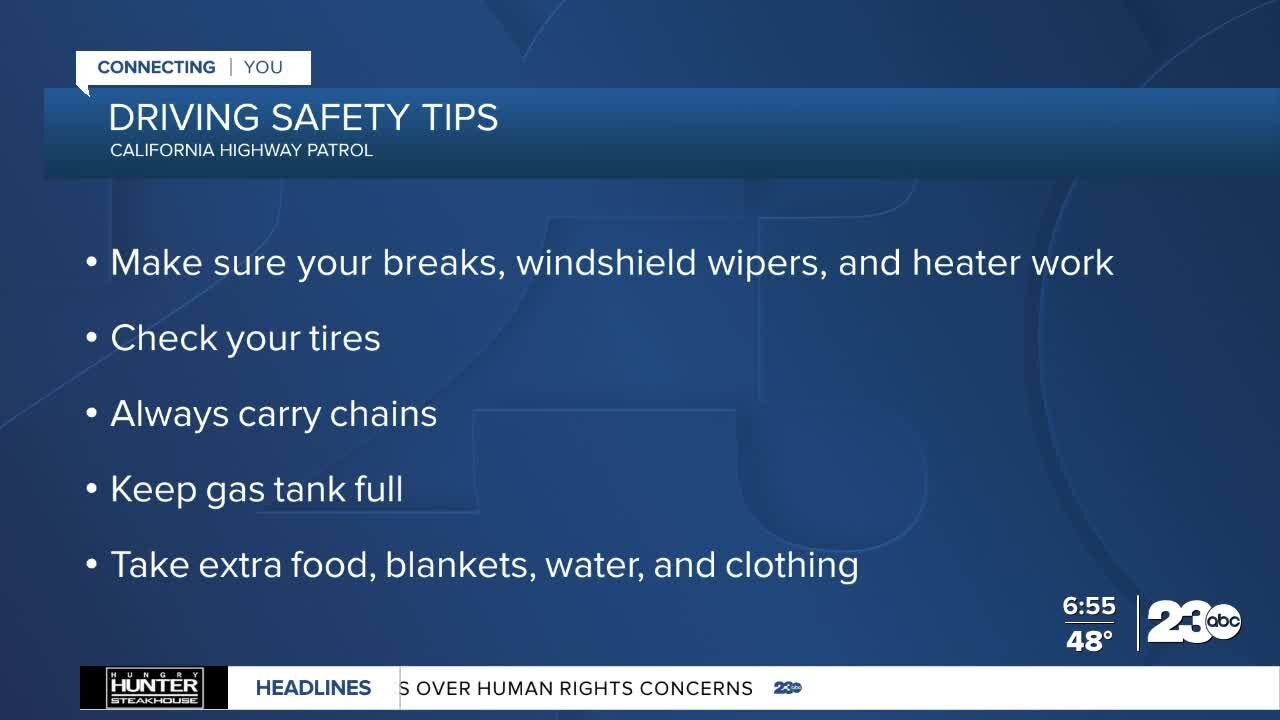 Kern County Winter Storm Watch Tips