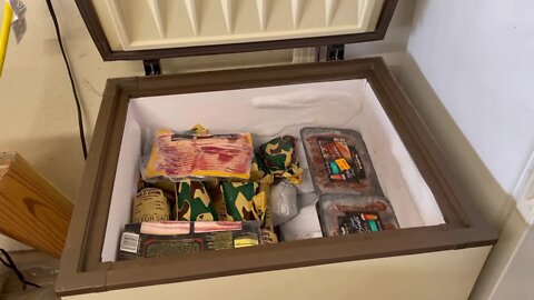 Packing the freezer after the 2020 Muzzleloader season