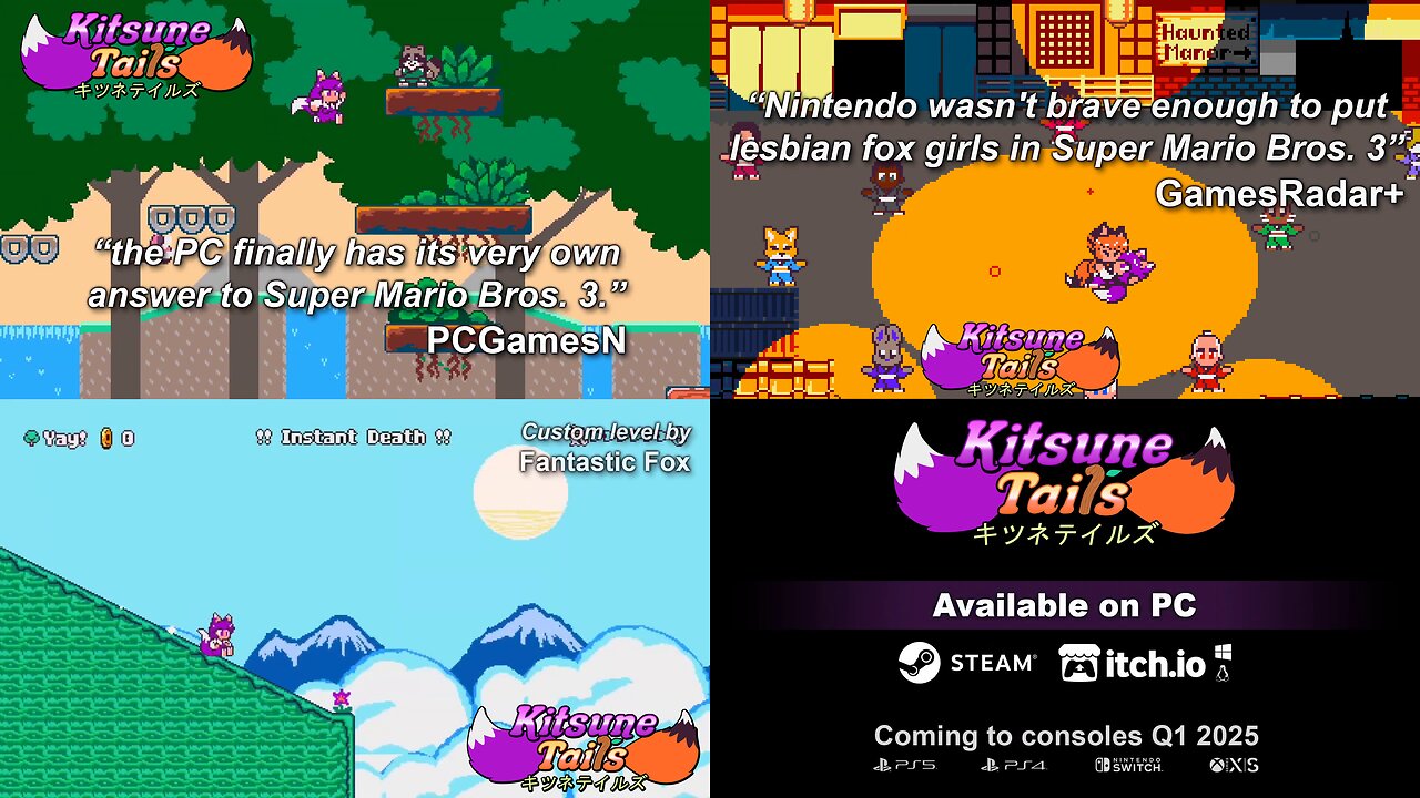 Kitsune Tails - Official Accolades Trailer [Available Now on PC/Steam + Console Versions will get a 2025 Release Date