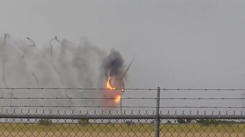 Lightning Strikes Wind Turbine In Cromwell Texas