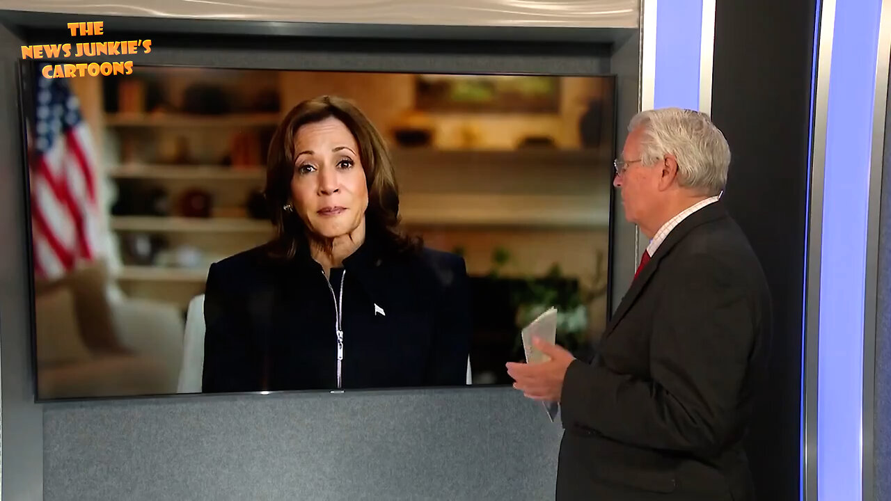 Q: "President Trump says that you've had 4 years as Vice President to do all the things you promised during the campaign, but haven't done it. Is he right?" Democrat Kamala Harris: "Let me start with this" word salad...