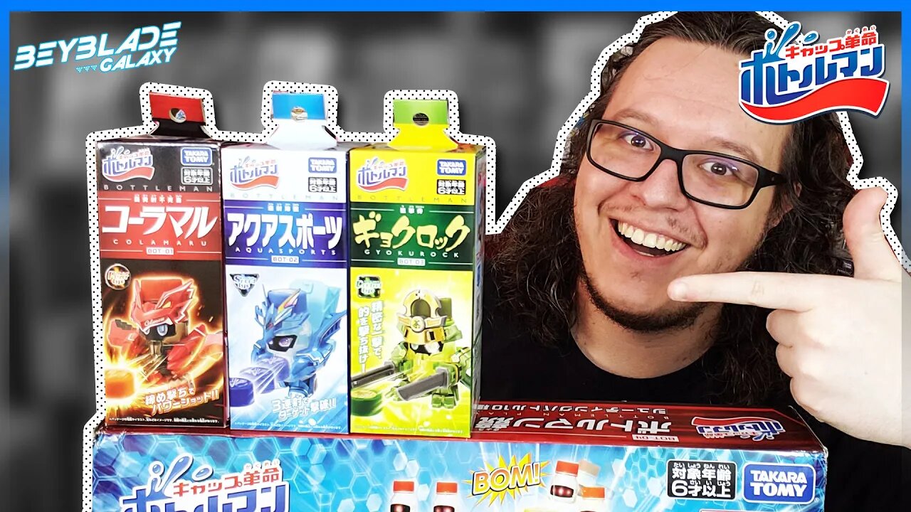 Mais um hobby para o canal, Bottleman! - キャップ革命ボトルマン