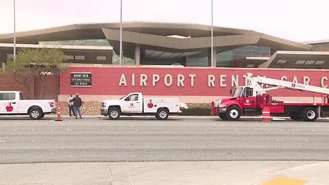 New signs installed at Las Vegas airport rental car return