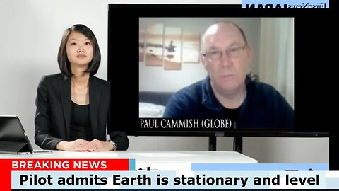 Pilot admits the earth is stationary & water always finds its level