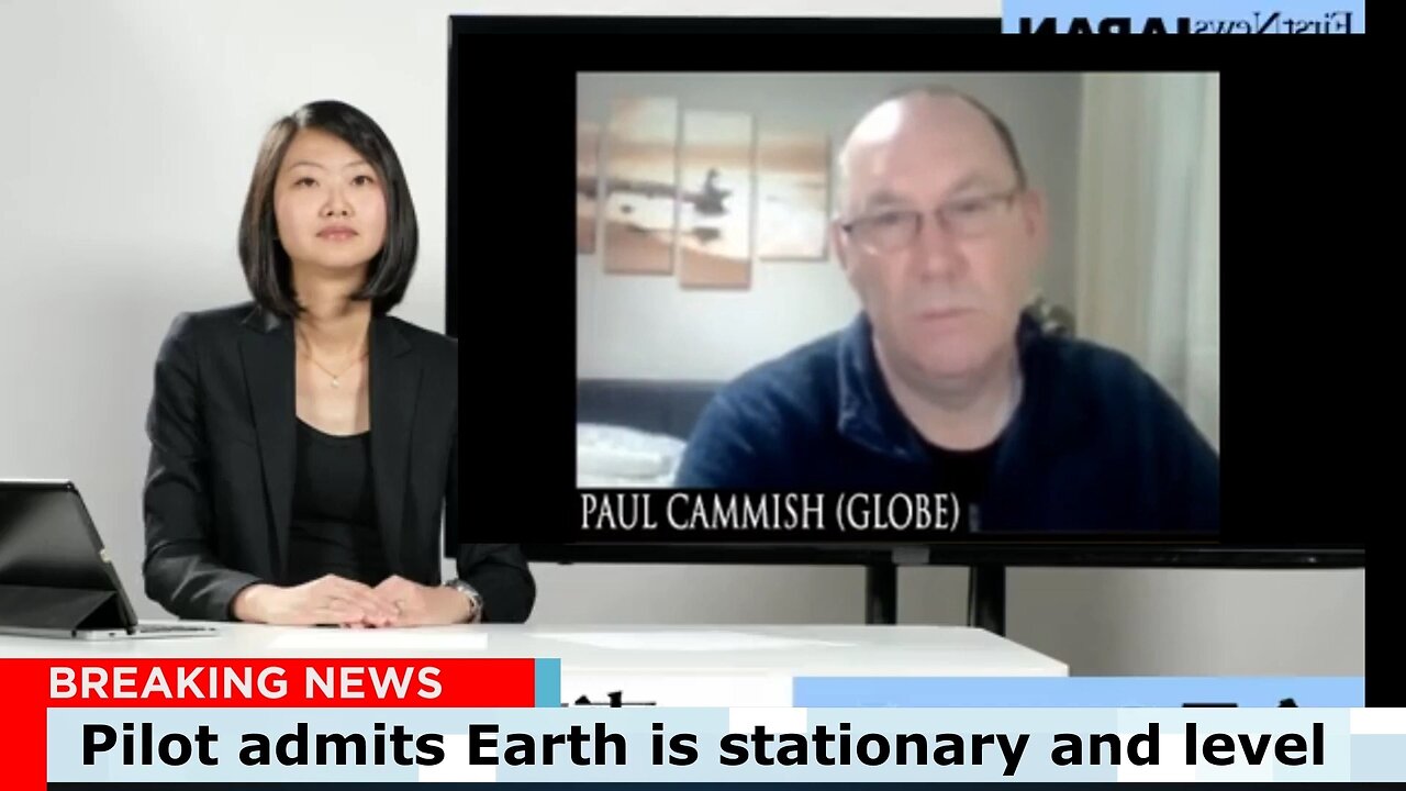 Pilot admits the earth is stationary & water always finds its level