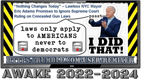 laws only apply to AMERICANS never to democrats