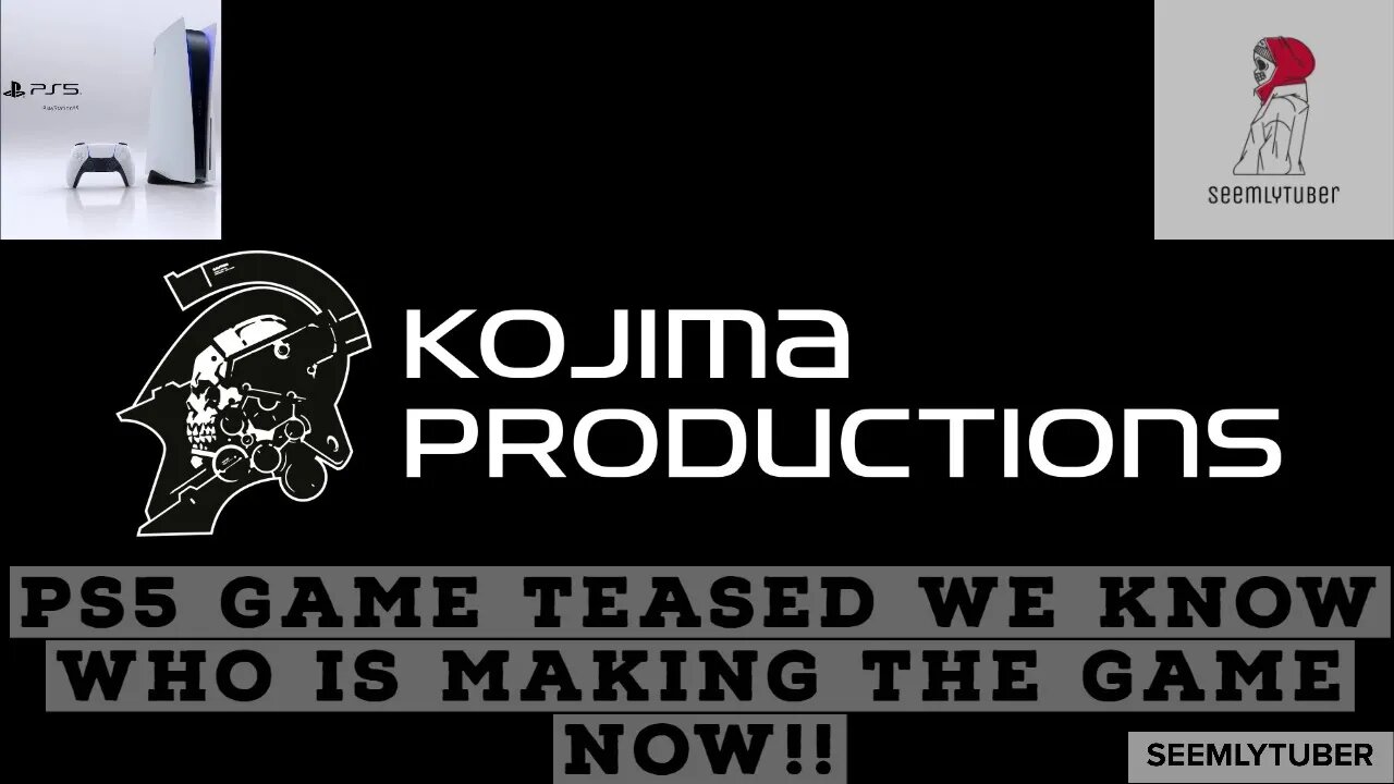 New Kojima Productions Game Teased On Twitter (PS5)