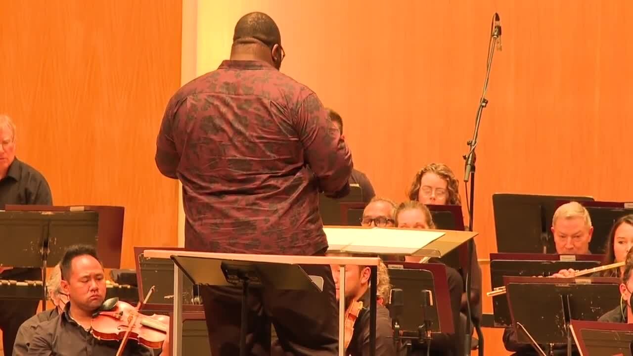 Buffalo Philharmonic Orchestra perform a concert for healing