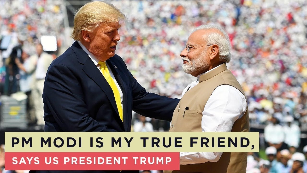 PM Modi and President Trump attends Namaste Trump event in Ahmedabad, Gujarat_