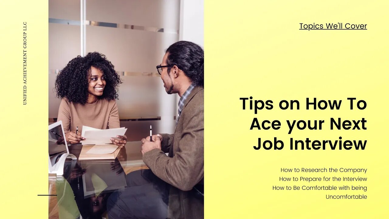 How to Ace a Job Interview