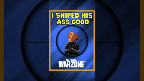 I Sniped His 🍑 Good | Warzone Shorts #shorts