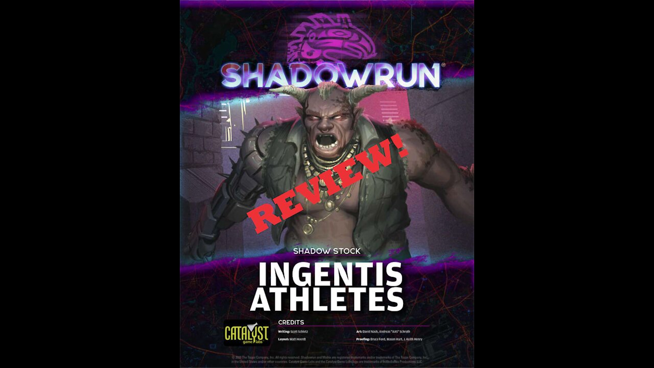 Shadowrun Sixth World Ingentis Athletes Review