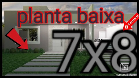 planta baixa 8x7