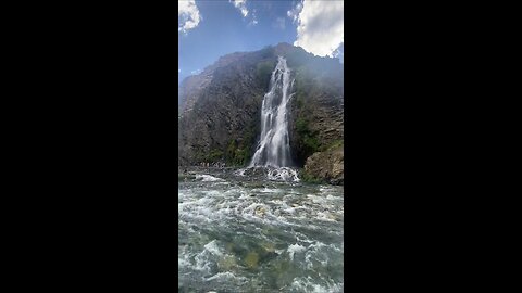 Waterfall somewhere in Pakistan #waterfall