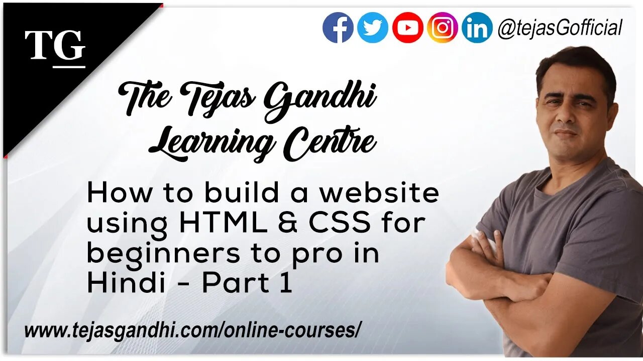 How to build a website using HTML & CSS for beginners to pro in Hindi - Part 1 (2020)