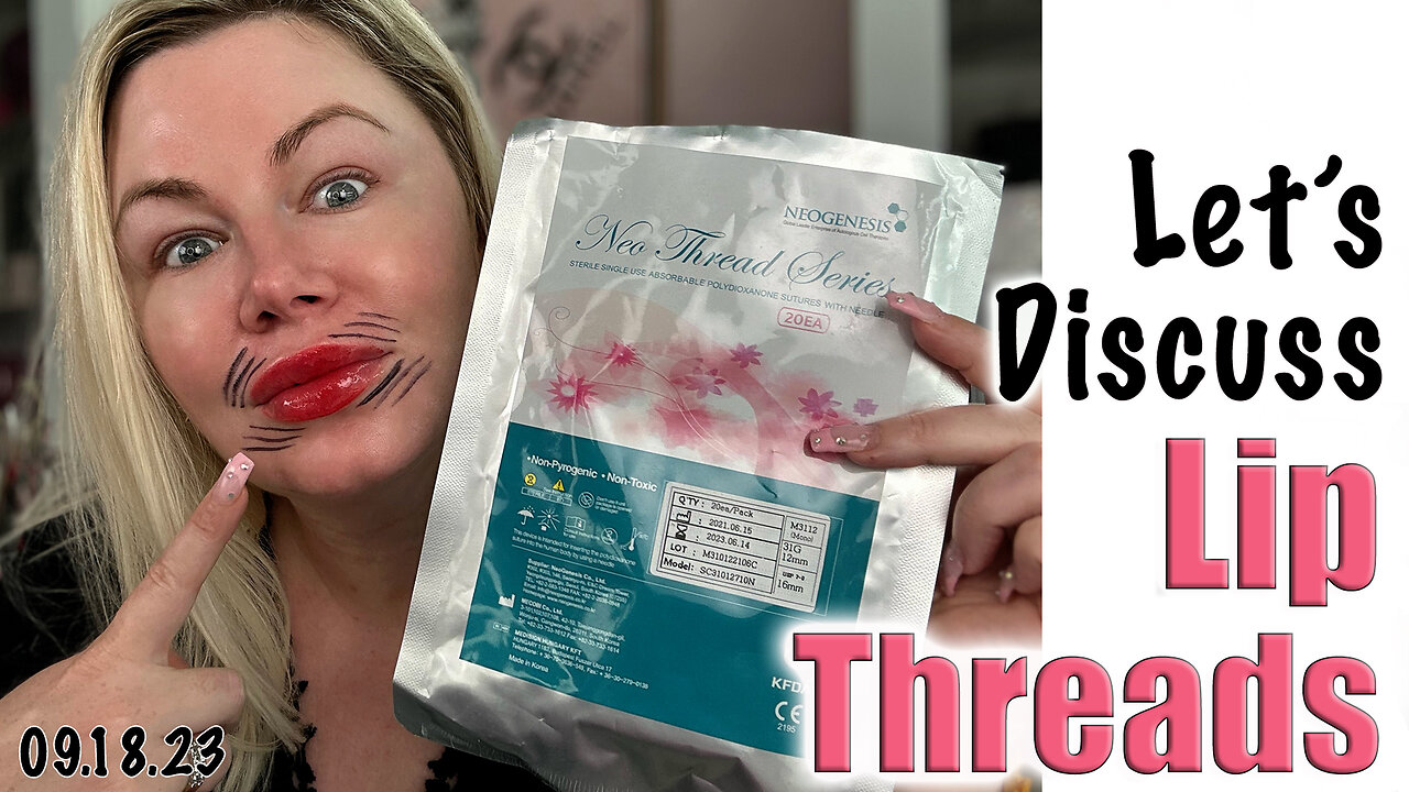 Let's Discuss Lip Threads - why do them? Am I glad that I have? Wannabe beauty Guru | Code Jessica10