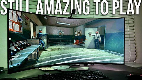 Max Payne 3 is STILL AMAZING on a 45" LG UltraWide OLED | BEST Gaming Monitor RTX HDR Gameplay