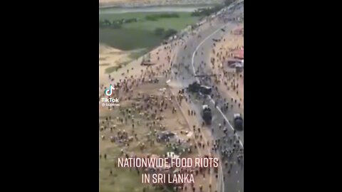 nationwide food riots sri lanka