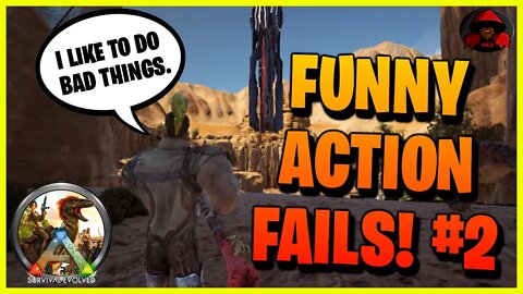 Ark Survival Evolved - Funny Action Fail Moments | #2 Embrace The Fail - Ark Gameplay Compilation