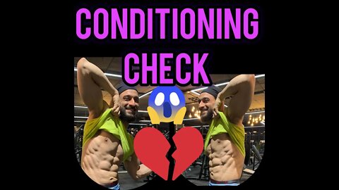 CONDITIONING CHECKPOINT #shorts #posing