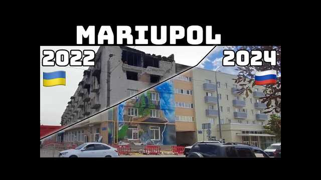 MARIUPOL BEFORE AND AFTER COMPILATION 2024