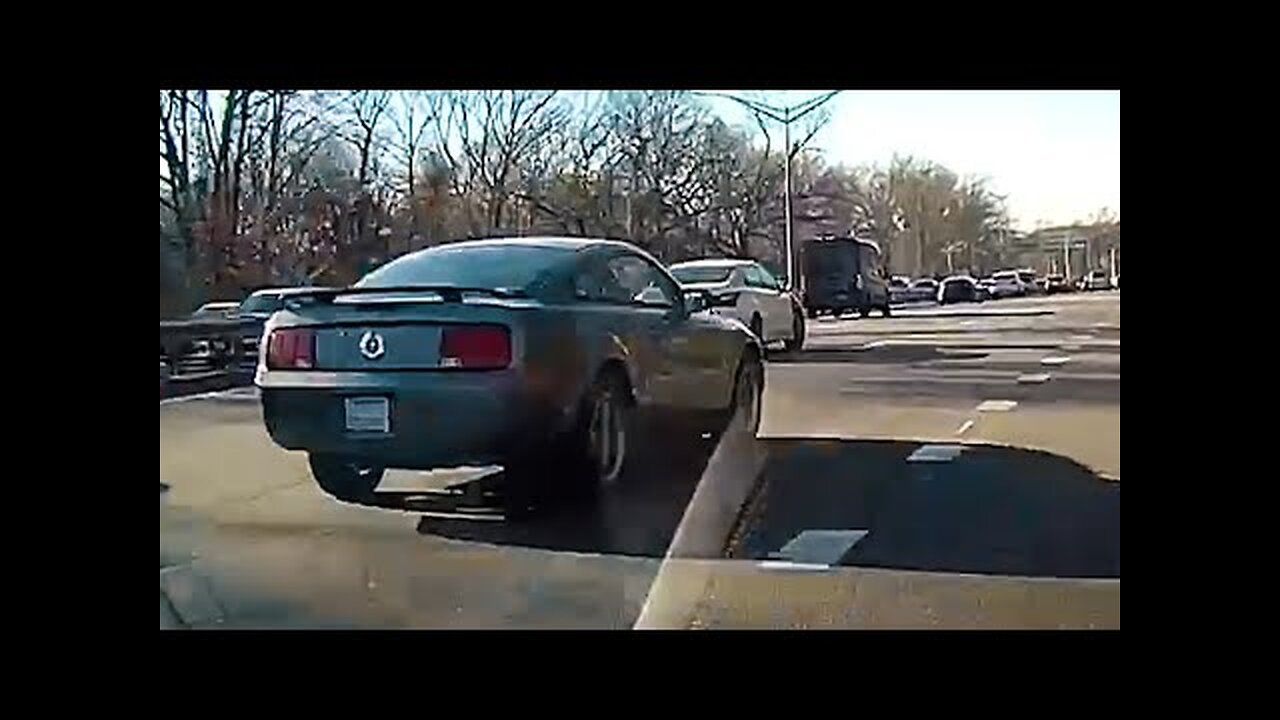 mustang driving aggresive until i show up