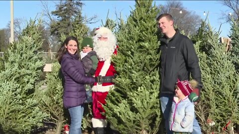 Scouts learn life and business lessons during Christmas tree sale