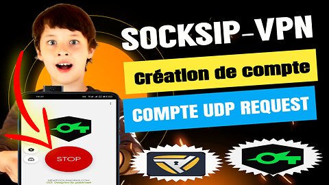 COMMENT CRÉER DES FICHIER UDP POUR SOCKSIP VPN