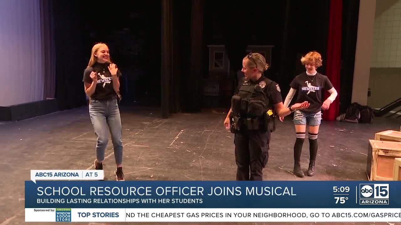 Peoria school resource officer joins cast of high school's musical