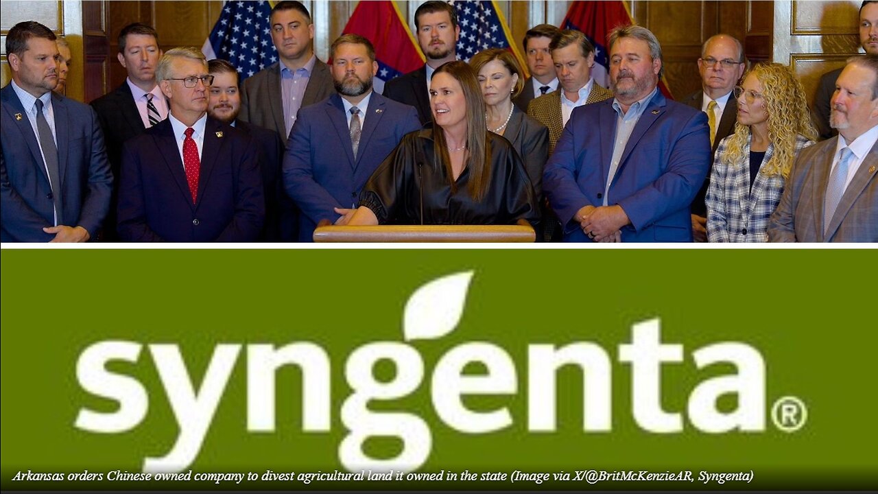 Arkansas orders Chinese-owned seed producer Syngenta to sell US farmland