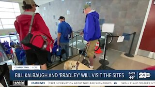 Service dog Bradley to help guide Kern County veteran Bill Kalbaugh on Honor Flight trip