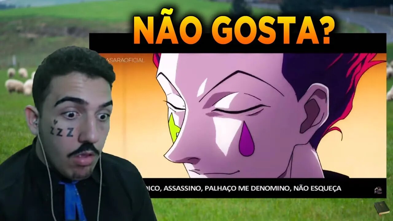 PASTOR REACT Rap do Hisoka (Hunter x Hunter) | Palhaço Sádico | Basara