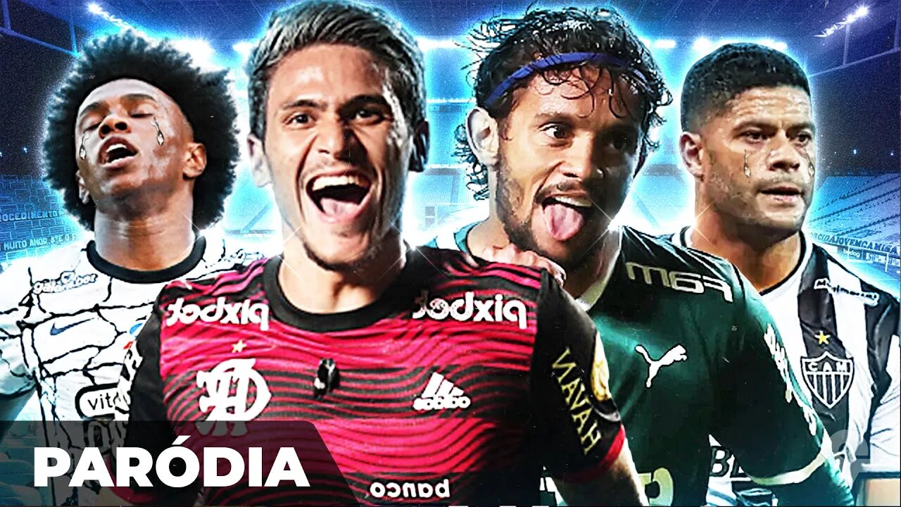 ♫ FLAMENGO, PALMEIRAS E FURACÃO NA SEMI DA LIBERTA | Paródia Wesley Safadão - Tu Tava Na Revoada